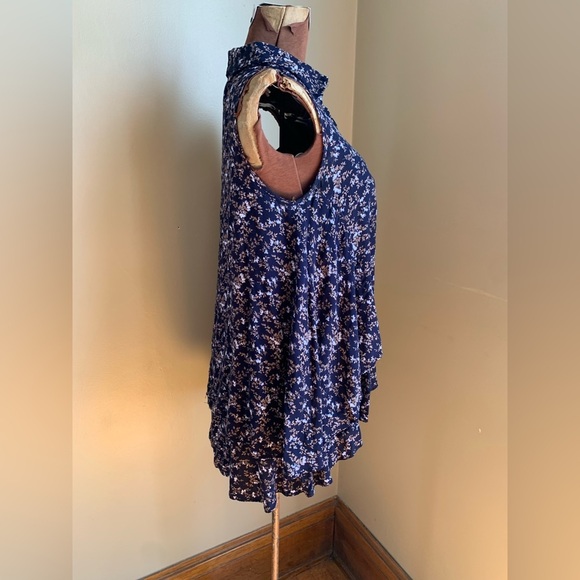 Umgee layered blouse floral tunic - Picture 5 of 9